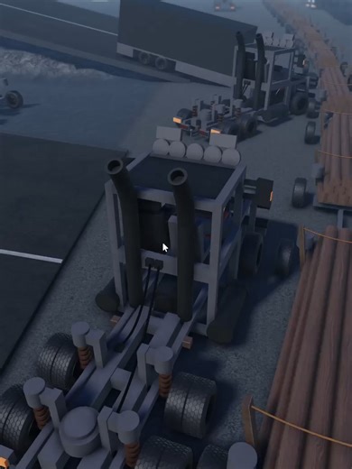 long wood log trailer and some bugs today#robloxgame #roblox #truckgame #cargame #carsim #newrobloxgame #projectdriver #trucksim