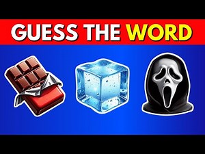Guess the WORD by Emoji 🤯 Emoji Quiz Challenge 🤔🙄 Quiz Monster