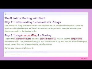 How to Sort an Array Based on the Order of Another Array in Swift