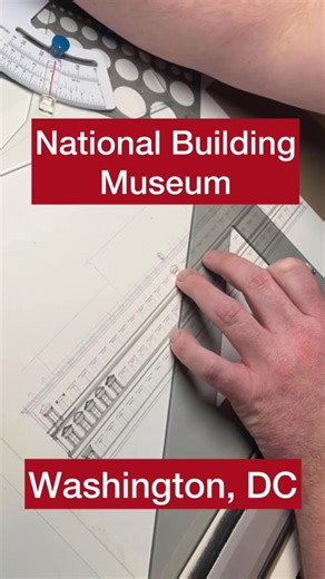 Drawing DC’s National Building Museum 🏛️ #washingtondc #architecture #art #drawing #nationalbuildingmuseum @National Building Museum