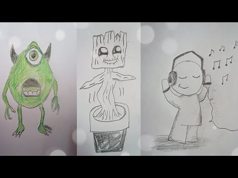 Cool easy drawing ideas // cool drawings