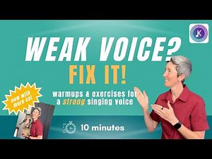 Weak singing voice? Try these vocal exercises for a strong singing voice.