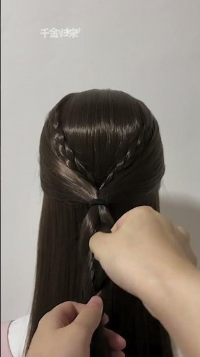 😍 Beautiful Butterfly Braid Hairstyle Tutorial ✨🦋 #Hairstyle #HairTutorial #ButterflyBraid #hair