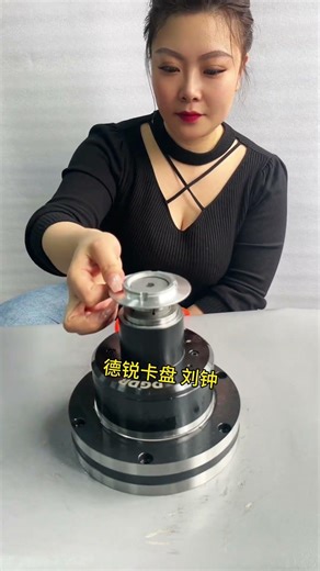 Air collet chuck for Grinding machine. Inner hole expanding chuck. Pneumatic chuck.