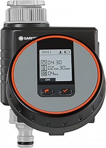 Gardena Bewässerungssteuerung Flex: Automatische und zeitsparende Bewässerung für Balkon und Terrasse, einfache Bedienung, Water Now-Funktion (1890-20)