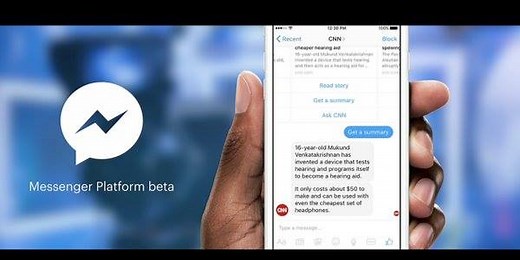 Facebook CEO Mark Zuckerberg introduces Bots for Messenger at #F8: "We think that you should just be able to message a business in the same way you'd message a friend." Here's how it'll work: http://cnnmon.ie/1T1UzLN | CNN Business