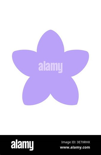 spinning motion animation of a culturally traditional japanese single flower shape Stock Video Footage - Alamy