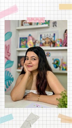 Shivangi Sah on Instagram: "Wait for it 🎨 Let me know what do you think? 🤍 @ohuhuart . . . . #shivangisah #art #artandcraft #painting #ohuhumarkers #sketchbook #artist"