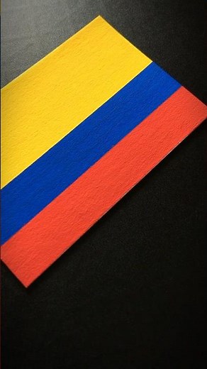 COLOMBIA 🇨🇴 Flag Drawing #colombia #southamerica #posca #flagdrawing