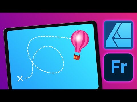 How to Animate Affinity Designer Vector Art using Adobe Fresco - iPad Tutorial