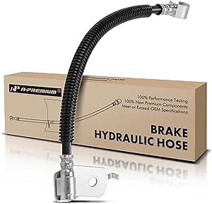 A-Premium Rear Brake Hydraulic Hose Compatible with Ford, Lincoln and Mercury Models - Crown Victoria 1998-2002, Town Car 1998-2002, Grand Marquis 1998-2002 - Replace# 1W7Z2A442AA