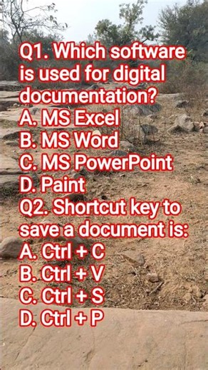 digital documentation # MCQ question
