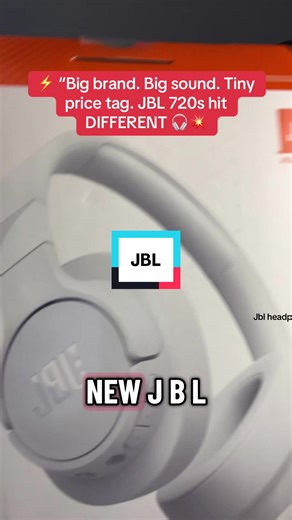 🎧 JBL 720s just dropped and they’re the BEST name-brand value you’ll find right now. You’re getting that signature JBL sound, deep bass, all-day comfort, and crazy battery life—without paying the premium price. 🔥 Perfect for travel, workouts, gaming, or gifting 💸 Name-brand performance at a budget-friendly price 🎶 Bold, punchy sound   ultra-comfortable fit ⚡ Fast-charging   long-lasting battery 🎁 A legit upgrade that doesn’t break the bank If you want real JBL quality without the usual JBL 