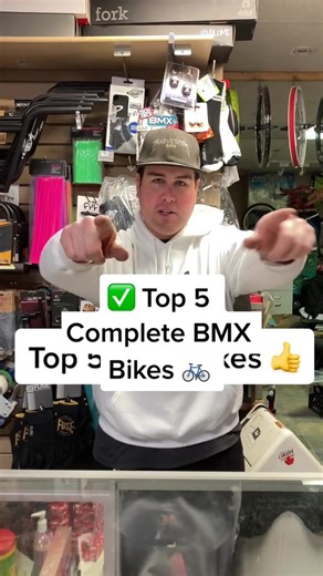 Here’s our top 5 Complete BMX Bikes. What would you add to the list??? #bmx #bmxtiktok #bike #bikestunt #bmxlife #oldschoolbmx #custombmx #biketok