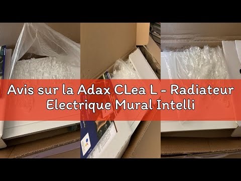 Avis sur la Adax CLea L - Radiateur Electrique Mural Intelligent Wi-Fi avec Commande par Smartphone