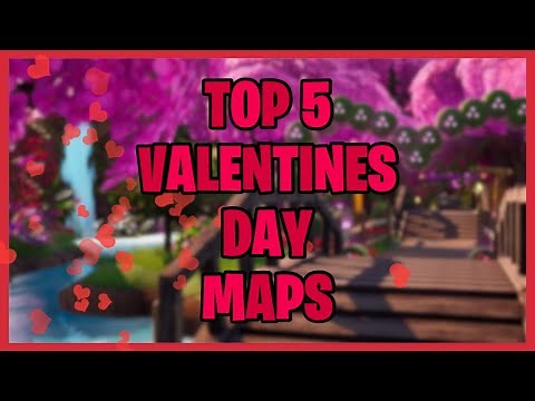 TOP 5 Best VALENTINES DAY Maps in Fortnite Creative! | Fortnite Hearts Wild Event!