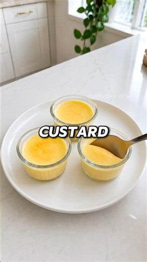 This Creamy Custard Is Made With Just Milk & Eggs 🤯🍮