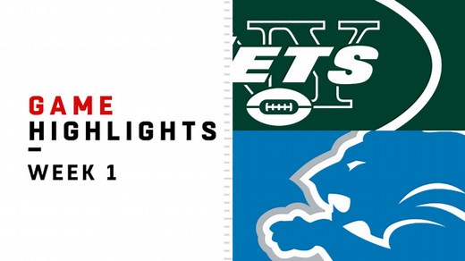 Jets vs. Lions highlights | Week 1