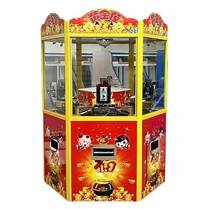 [Hot Item] Pushing Coins Machine Quick Coin Redemption Game Token 6 Players Coin Pushers Arcade Game Machine