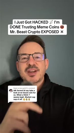 XRP News today on Instagram: "Replying to @boo gotti11 January 25th, 2026 🗞️ I Got HACKED ⛓️‍💥 I’m DONE Trusting Meme Coins 📵 Mr. Beast Coin EXPOSED ✖️ Stop chasing the "next big thing" before you lose everything. 🛑 The "Mr Beast" coin is a complete no-go. His team already confirmed they aren't dropping a token, so if you're buying it, you're just funding an illegitimate project. I learned the hard way this week. My MetaMask got drained of my KEK coins even though I haven't touched the walle