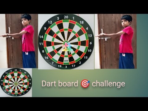 Dart board 🎯 challenge Sunday video by shrejal#fire#star 