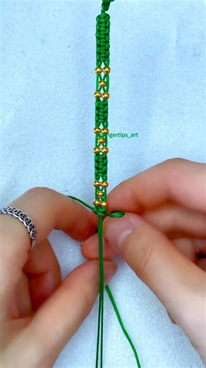 105K views · 1.9K reactions | How to make a bracelet#bracelet #macrame #crochet #easydiy #diybracelet #tutorial #beads #handrope #accessories | Fingertips_art | Facebook