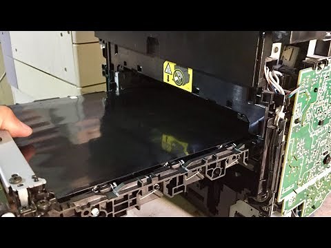 how to remove the intermediate transfer belt on HP LaserJet Pro 200 color MFP M276nw Printer