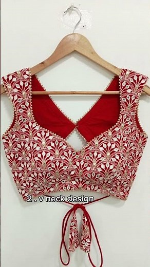 20 Stylish Blouse Designs for Sarees - Blouse Design Ideas same Blouse design available. #subscribe