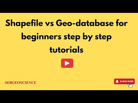 Shapefile vs Geo-database for beginners step by step tutorials