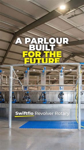 You’ve seen the photos… now here’s a closer look! 🎥🔍 This 66-unit rotary parlour is built for serious performance equipped with two RoboSpray systems 💪 Wishing the owners the very best on this new, exciting journey! 🤩 | Dairymaster