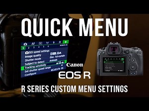 Quick Menu Set Up for Wildlife Photography with the Canon R5