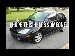 2002 Ford Focus Rough Idle