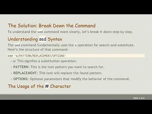 Understanding the sed Command in Linux: A Simple Guide to Its Usage