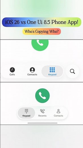 One Ui 8.5 vs iOS 26 Phone! Who Copied? 🤔