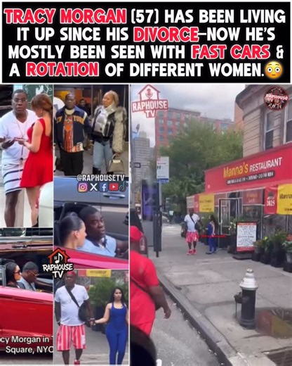 Raphouse T V on Instagram: "Tracy Morgan (57) has been living it up since his divorce—now he’s mostly been seen with fast cars & a rotation of different women.😳 thoughts?"