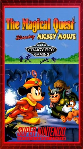 The Magical Quest Starring Mickey Mouse SNES Gameplay #retrogaming