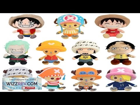 Japanese Anime 25cm One Piece Original Plush Toys CartoonFigure Luffy Chopper Ace