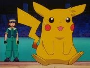 Ash's Charmeleon evolves into Charizard