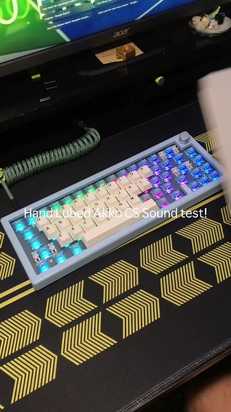Akko CS Silver Sound Test for Mechanical Keyboards