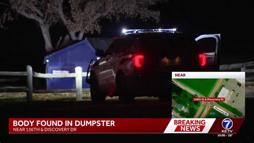 Omaha police investigate suspicious death after body found in a dumpster