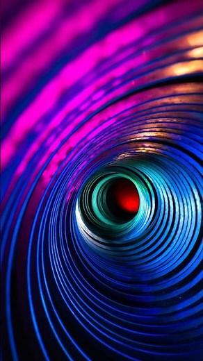 Indoor Macro Photography Ideas: Slinky Vortex with a Probe Lens! 🔍🌈