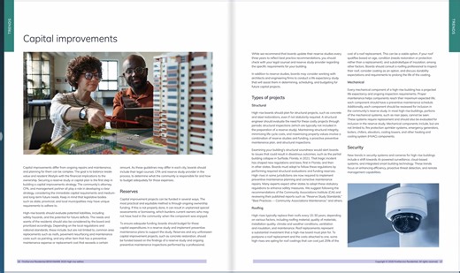 As a board and council member planning your building's 2026 budget, do you know how your operating costs compare to other high-rises? Are your reserves and staffing levels aligned with today's trends? Built on financial data from nearly 1,000 high-rise properties across the U.S. and Canada, our High-Rise BENCHMARK report uncovers: ▪️ Key cost drivers to watch in 2026 ▪️ Reserve funding approaches boards are adopting ▪️ Trends in insurance, staffing, and sustainability ▪️ Long-term capital planni