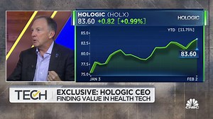 Watch CNBC's full interview with Hologic CEO Steve MacMillan