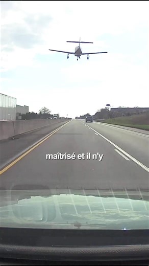 How did this plane end up landing on the highway?