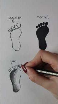 How to Draw Feet On Different Levels #howtodraw #drawingtutorial #pencildrawing Alicja Niezgoda
