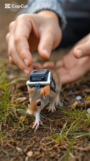 “Tiny Camera on a Baby Field Mouse — Inside a Hidden Underground World!”