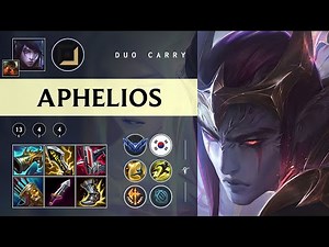 Aphelios ADC vs Ezreal - KR Diamond Patch 25.24