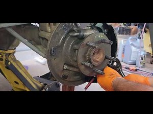 How to change rear brake shoes left rear 2003 Ford Ranger