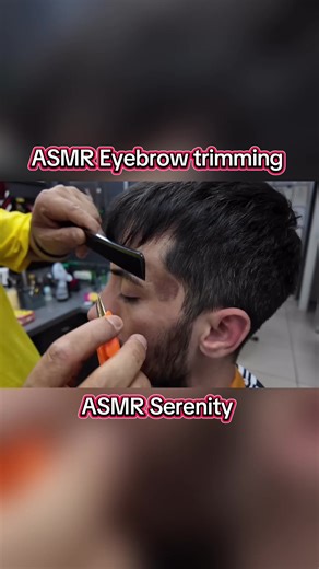 Professional ASMR Eyebrow Trimming Experience