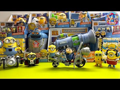 DESPICABLE ME 4 toy collection unboxing review| Minions | Transform Jerry Fart Blaster| Patrick ASMR